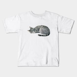 Sleeping Cat Kids T-Shirt